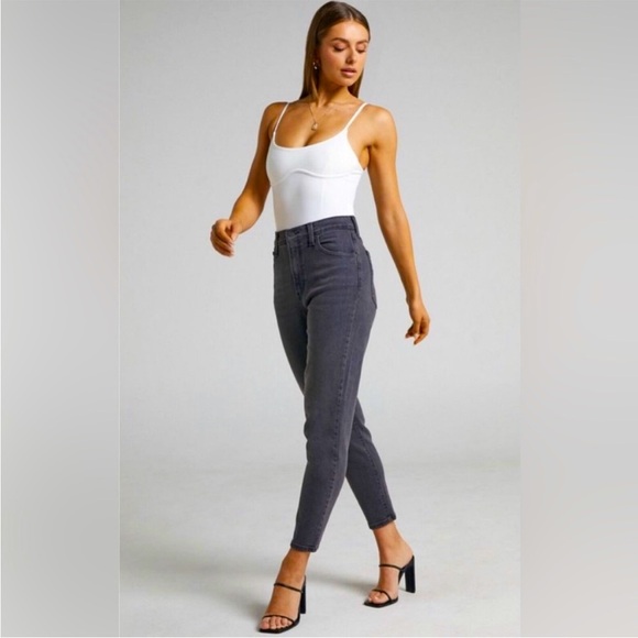 Levi’s Silvertab mom jeans - faded black high waisted retro mom style - Picture 9 of 14